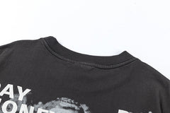 High Street Burning Dollar Print T-Shirt