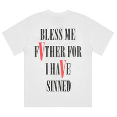 VLONE X Saint religious figures big V T-Shirt
