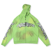 Graffiti Zip-Up Hoodie