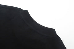 Spider Web Print Gothic Punk T-Shirt Black