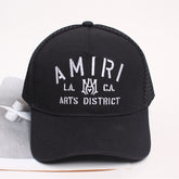 logo-embroidered trucker cap