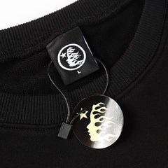 Studios 'Records' Crewneck Sweatshirt Heather Black