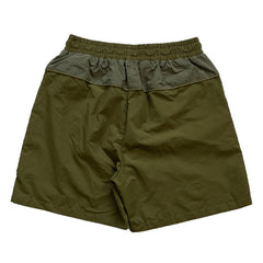 RHUDE Colorblock Embroidered Letters Shorts