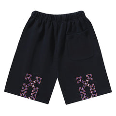Logo Arrows Printed Shorts