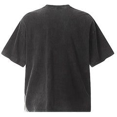 Washed Distressed Balenciaga Style T-Shirt