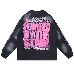 Studios Brain Print Long Sleeve Tee