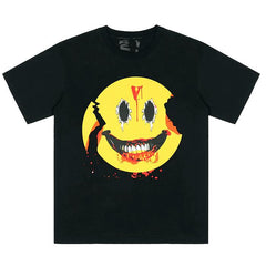 VLONE Broken smiley face patternT-Shirt