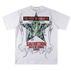 Five-Pointed Star Print T-Shirt