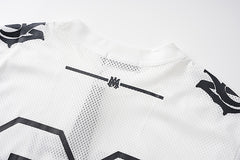 Logo Mesh Printed T-shirt
