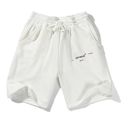 Brush Arrows Raw-Cut Shorts