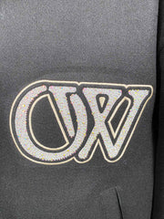 Embroidered Rhinestone Filled Down Cotton Jacket Baseball Uniform
