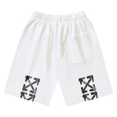 Logo Arrows Printed Shorts
