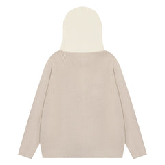 Knitted Sweater Hoodie