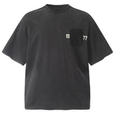 1977 flocked and glued washed T-Shirts