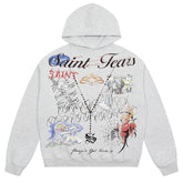 Cartoon Pattern Printed Hoodies