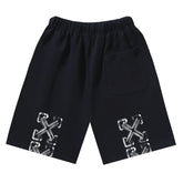 Logo Arrows Printed Shorts