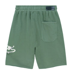 Letter Logo Embroidery Shorts