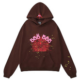 555555 Angel Number Hoodie-Brown #8203
