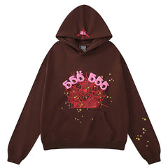 555555 Angel Number Hoodie-Brown #8203