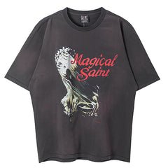 Letter Logo Printed T-Shirt