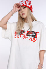 .EYES ON YOU Printed T-Shirt