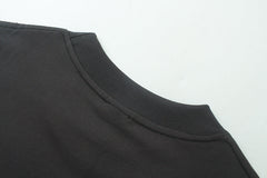 Green Foam Printing High Weight T-Shirt Grey