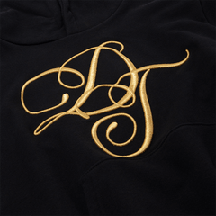 Metallic Gold Script Hoodie