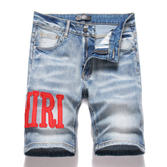 Logo Denim Shorts #2016