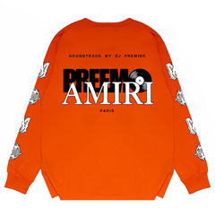 Letter Print Long Sleeve T-Shirts