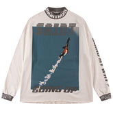 Going UP Print Long Sleeve T-Shirt