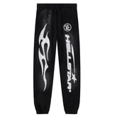 Fire Black Closed Elastic Bottom sweatpants