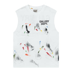 Splatter Paint Printed Vest