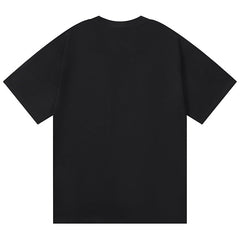 Logo Pattern Print T-Shirt