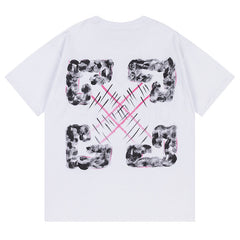 Logo Pattern Printed T-Shirt