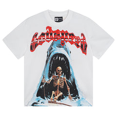 Skeletons Pattern Printed T-Shirts #3035