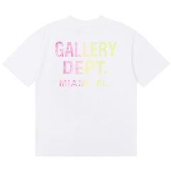 . Spray Paint Printed T-Shirt