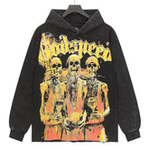 Skull Basketball Player Hoodie