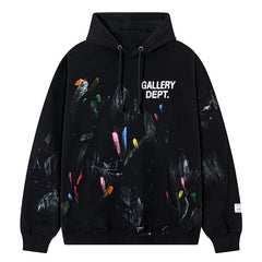 Splatter Paint Printed Hoodie