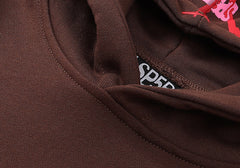 555555 Angel Number Hoodie-Brown #8203