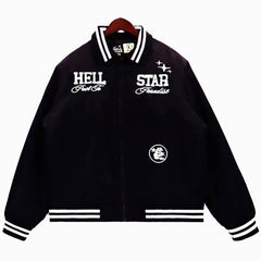 Embroidery Cotton Baseball Jacket