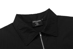 “ME” Rhinestone Zip Up Shirt Tee