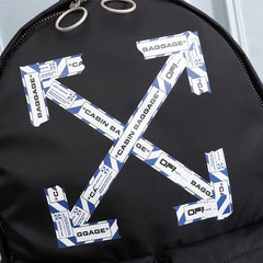 Airport Tape Diagonal Arrows Backpack