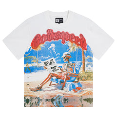 Skeletons Cozy Beach T-Shirts #3022