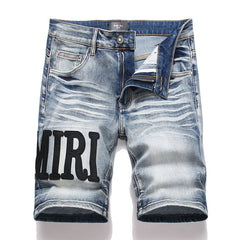 Logo Denim Shorts #2013