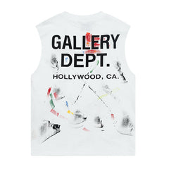 Splatter Paint Printed Vest