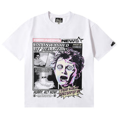 Letter Printed T-Shirt White