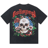 Skeletons Rose T-Shirts #1019