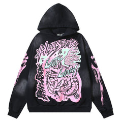 Graffiti Meteor Flame Letters Hoodie