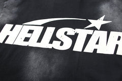 Hell Star Washed Print Short Sleeve Tee