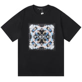 Logo Pattern Print T-Shirt